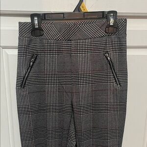 Joe Benbasset Black and White Houndstooth Pants